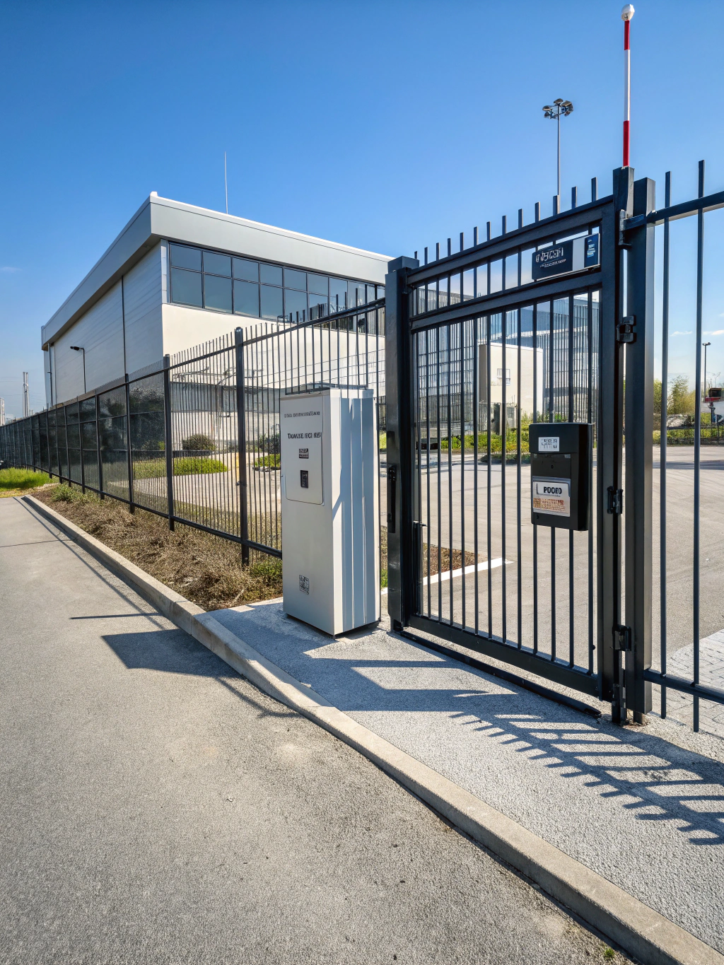 Puertas de seguridad de alta visibilidad con control de acceso